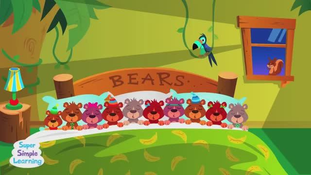 Ten In The Bed _ Counting Song For Kids _ Super Simple Songs