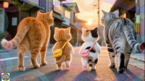 Как три котика спасли Рождество: Санта порвал мешок с подарками! Добрая праздничная история