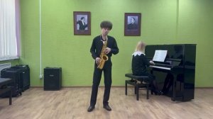 Тираспольский Егор,14 лет,Клинцы,ДШИ им.Е. Беляева С.Прокофьев «Танец рыцарей»,С.Риневич «Кабальеро»