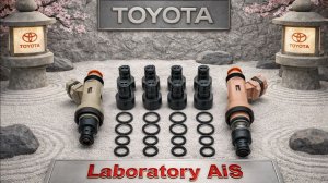 Комплект Колпачков инжектора (8шт) T-113S, TOYOTA 1UZFE, 3UZFE,,.mp4