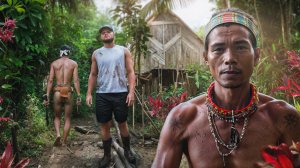 72 часа ВЫЖИВАНИЯ в племени. Без туалета, электричества, интернета и в грязи