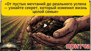 От пустых мечтаний до реального успеха узнайте секрет, который изменил жизнь целой семьи