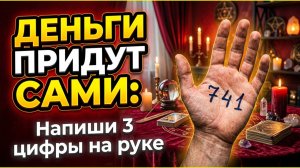 Напишите три цифры на внутренней стороне запястья - канал бедности закроется немедленно навсегда
