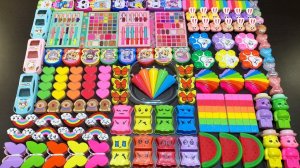 Что будет, если смешать 5 видов слайма? ASMR-тест