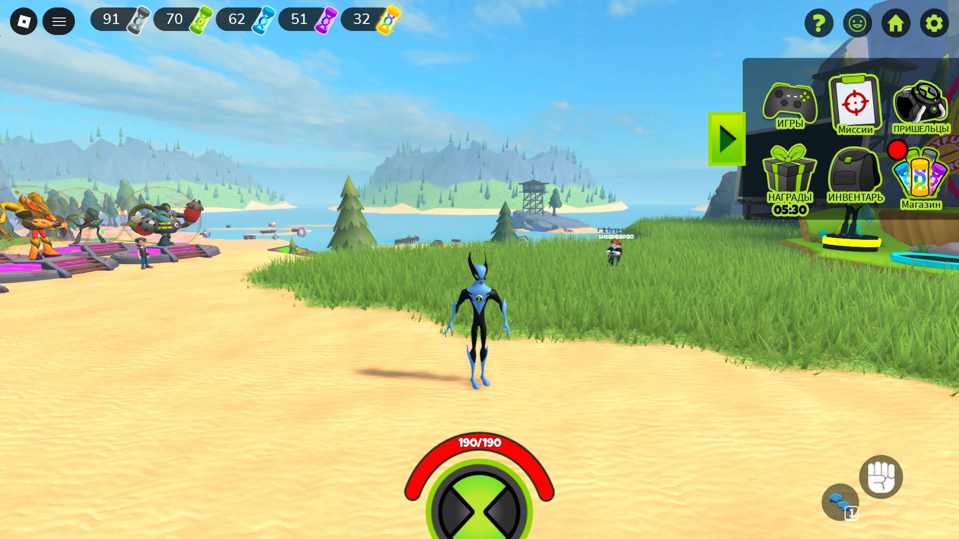 Roblox-Ben 10 super hero time #3