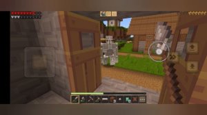 майнкрафт играем добав копьё и мед голем