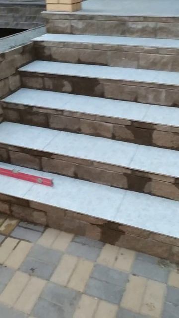 Вариант отделки ступеней