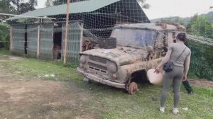 Кино про то как вьетнамская девушка отремонтировала УАЗик