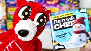 Медведь Костя. Летний Снег. Эксперимент. Опыт