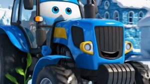 Синий трактор В ЛЕДЯНОЙ СТРАНЕ ❄️🚜 | Зимний мультфильм для детей про снежные приключения