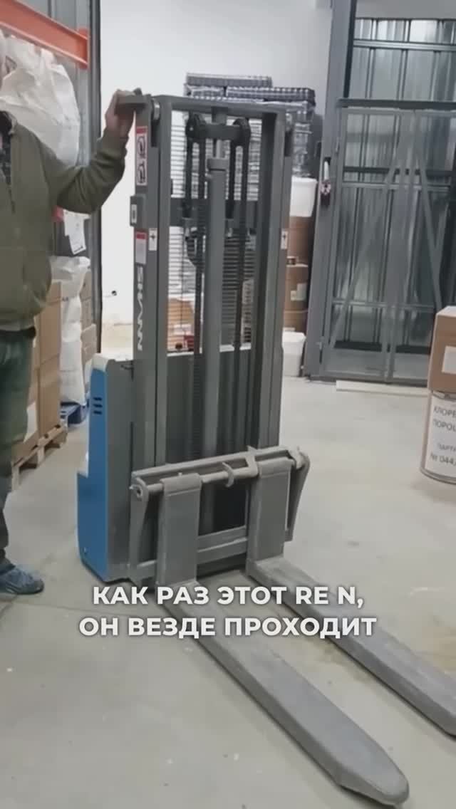 Электроштабелер SHANN CDD R-EN 15- решение для узких складов