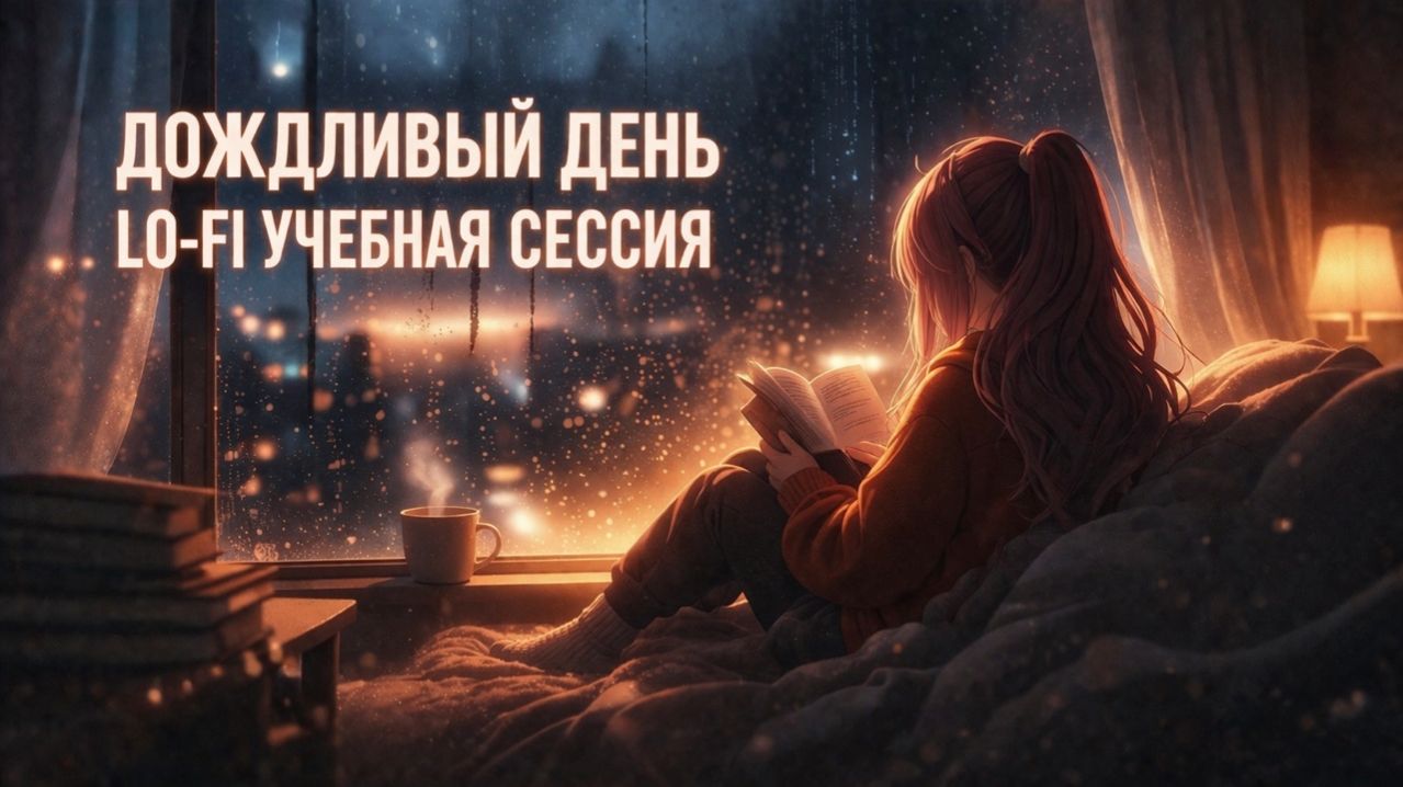 Дождливый день - учебная сессия | Lo-Fi | Музыка без авторских прав