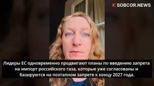 Лоу: «Европейские политики признают зависимость от российского газа»