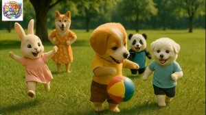 Щенок Рыжик становится самым милым проводником поезда 🚂💖 Сюрприз от мамы и папы. Мультик детский.