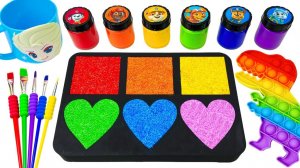 ИГРАЕМ В СЛАЙМЫ ЗАЛИВАЕМ СЕРДЕЧКИ И КВАДРАТИКИ РУКИ ВИДЕО ДЛЯ ДЕТЕЙ ДЕТСКИЙ КАНАЛ ИГРАЛКИ-ЗАЛИПАЛКИ