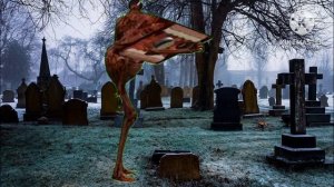 большая сирена на кладбище,но почему он пришол?