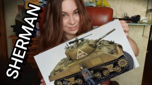 Моделизм. Sherman. Окраска модели танка. Как покрасить танк. Танк Шерман в Красной Армии