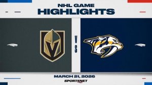 Обзор матча НХЛ | Нэшвилл - Вегас (21.03.2026)