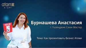 Анастасия Бурнашева - как презентовать бизнес