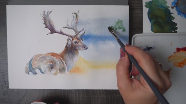 Новый подход к созданию акварельных фонов