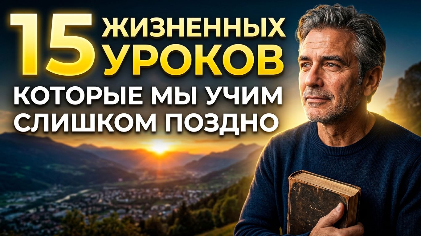 15 жизненных уроков, которые мы усваиваем слишком поздно