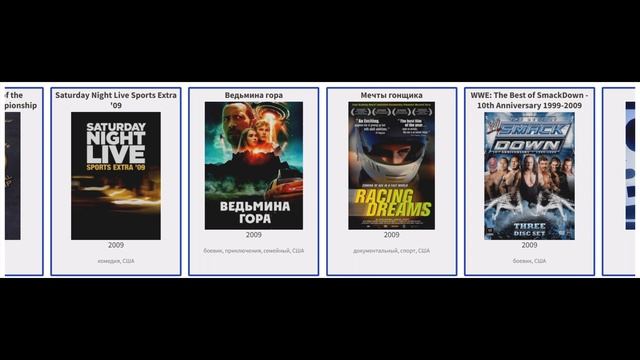 В каких фильмах снимался Дуэйн Джонсон