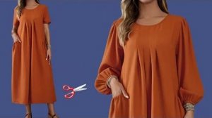 Моделирование длинного платья с карманами