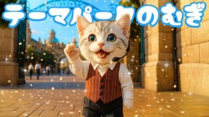 【Офисный котик Муги】 Репортаж из жизни Муги, который стал сотрудником тематического парка 🐱🎢