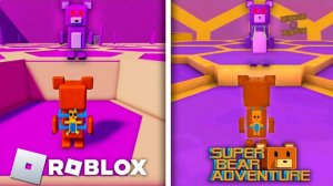 Roblox против Супер Мишки/ Новое прохождение игры Super Bear adventure каждый день