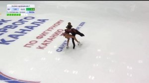 Александра Степанова и Иван Букин ПП на Кубке Первого канала 22.03.26
