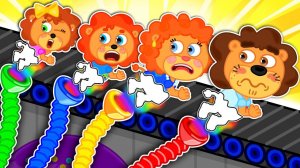 Маша и Леопольд. Цветные линии в метро - Мультик для детей