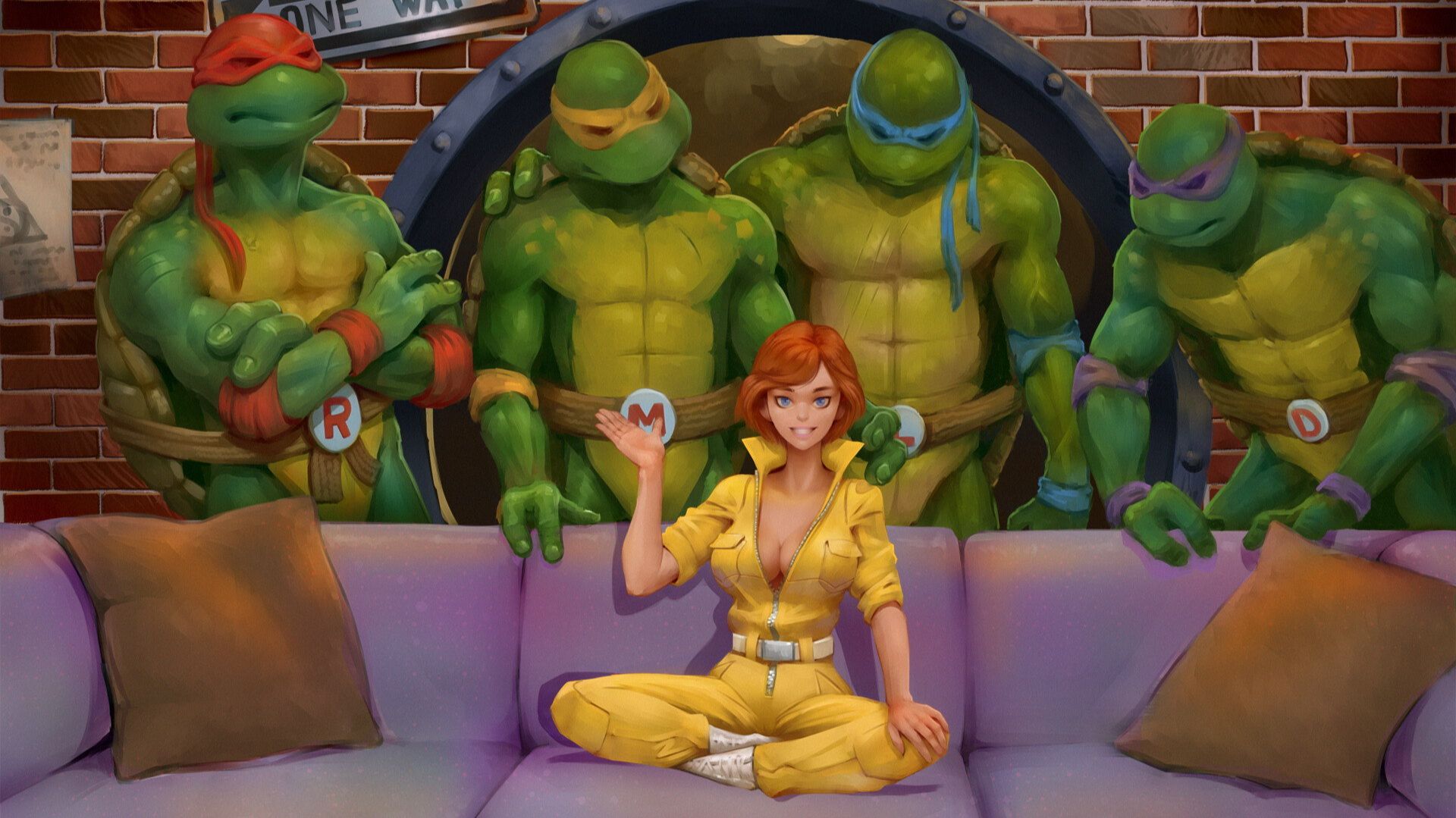 Teenage Mutant Ninja Turtles IV: Turtles In Time — Геймплей | Прохождение (SNES)