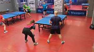 II ф. Садовников/Южакова (1173) - Мухаметов/Киреева (1027) настольный теннис 22.03 Парный МИКСТ