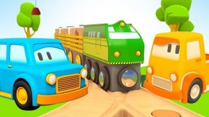 Мультфильмы Умные Машинки Большой сборник про поезда и машинки для малышей