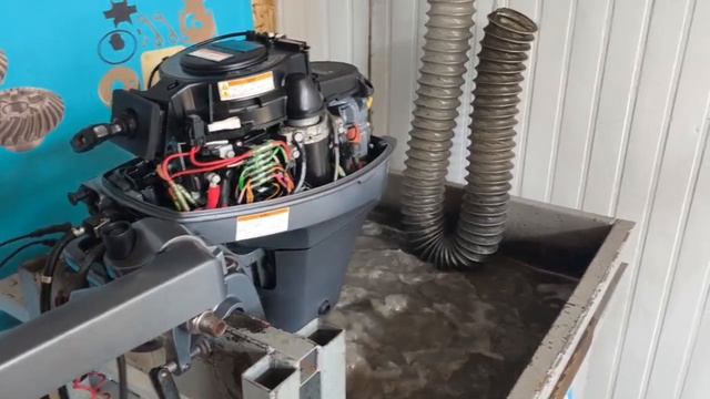 Арт 2041 Запуск лодочного мотора Yamaha FT 9.9 смотреть онлайн