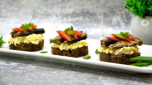 Закуска за копейки, а выглядит на все 100! Бутерброды, которые любят все без исключения #108