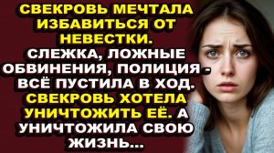 Истории из жизни|Свекровь хотела уничтожить её, но сама попала в ловушку|Аудио рассказы|Аудиокниги с