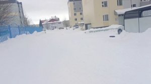 Докупила некоторые продукты. Погода меняется. Сейчас идет снегопад