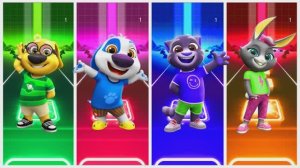 ГОВОРЯЩИЙ ТОМ И ЕГО ДРУЗЬЯ: Музыкальный Баттл Героев — Веселый Мультик 🐱🐶