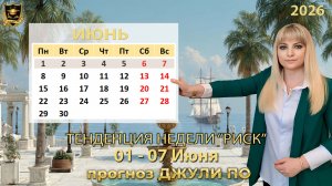 Тенденция недели 1-7 июня