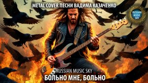 Больно мне, больно  -  Russian Music Sky (2026) Metal Cover песни Вадима Казаченко