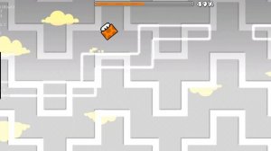 прохожу уровень в geometry dash