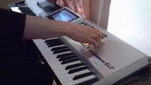 Техно на синтезаторе Roland Fantom G7