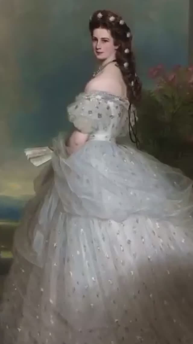 Ожившие портреты Елизаветы Баварской, художник Ф. Винтерхальтер