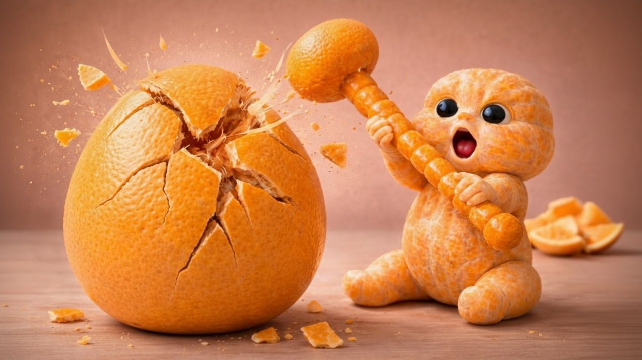 (АСМР) Фруктовые малыши 🍊🔨👶 Разбивание молотком Загадочные фруктовые яйца  | Мультики