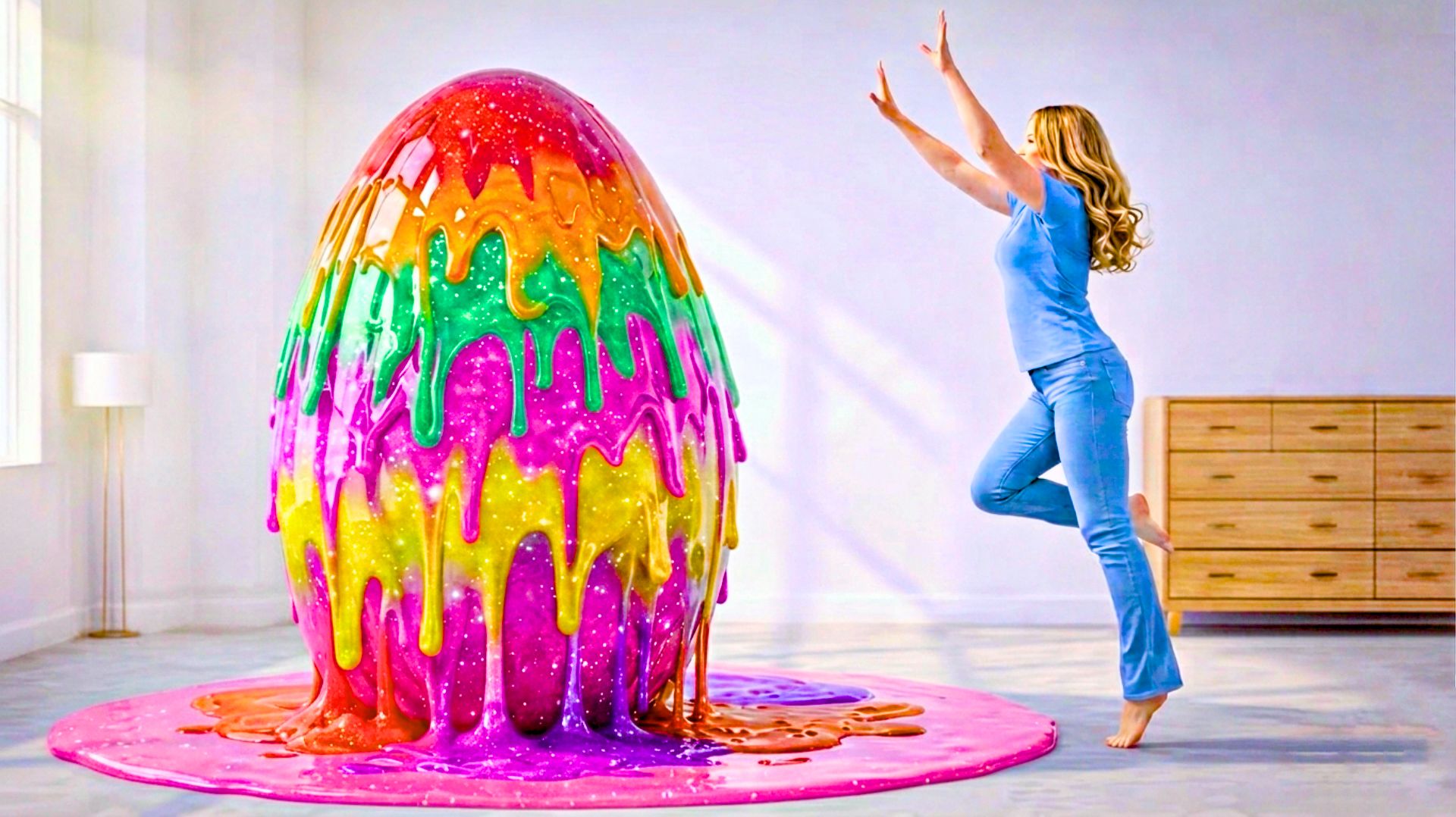 Какое Сюрприз Яйцо выберете себе ? 😊 Невероятно приятная ИИ-анимация как Мультики!