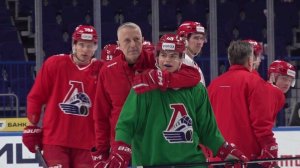 Ярославский «Локомотив» провел тренировку перед встречей с московским «Спартаком»