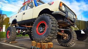 ПРОСТО МЕЧТА!!! Нереальные колёса на Москвич 4х4. Экстремальная  резина CST.