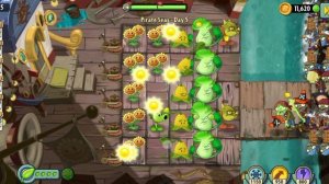 PVZ 2 новое растение. ПРОДОЛЖАЕМ ПРОХОДИТЬ ПИРАТСКУЮ КАРТУ!