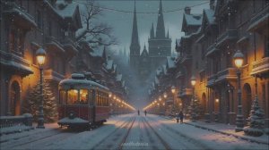 Comforting Winter Music 🎄 Cozy, Snowy Evening Ambience for Inner Peace & Quiet Reflection-(1080p24)
